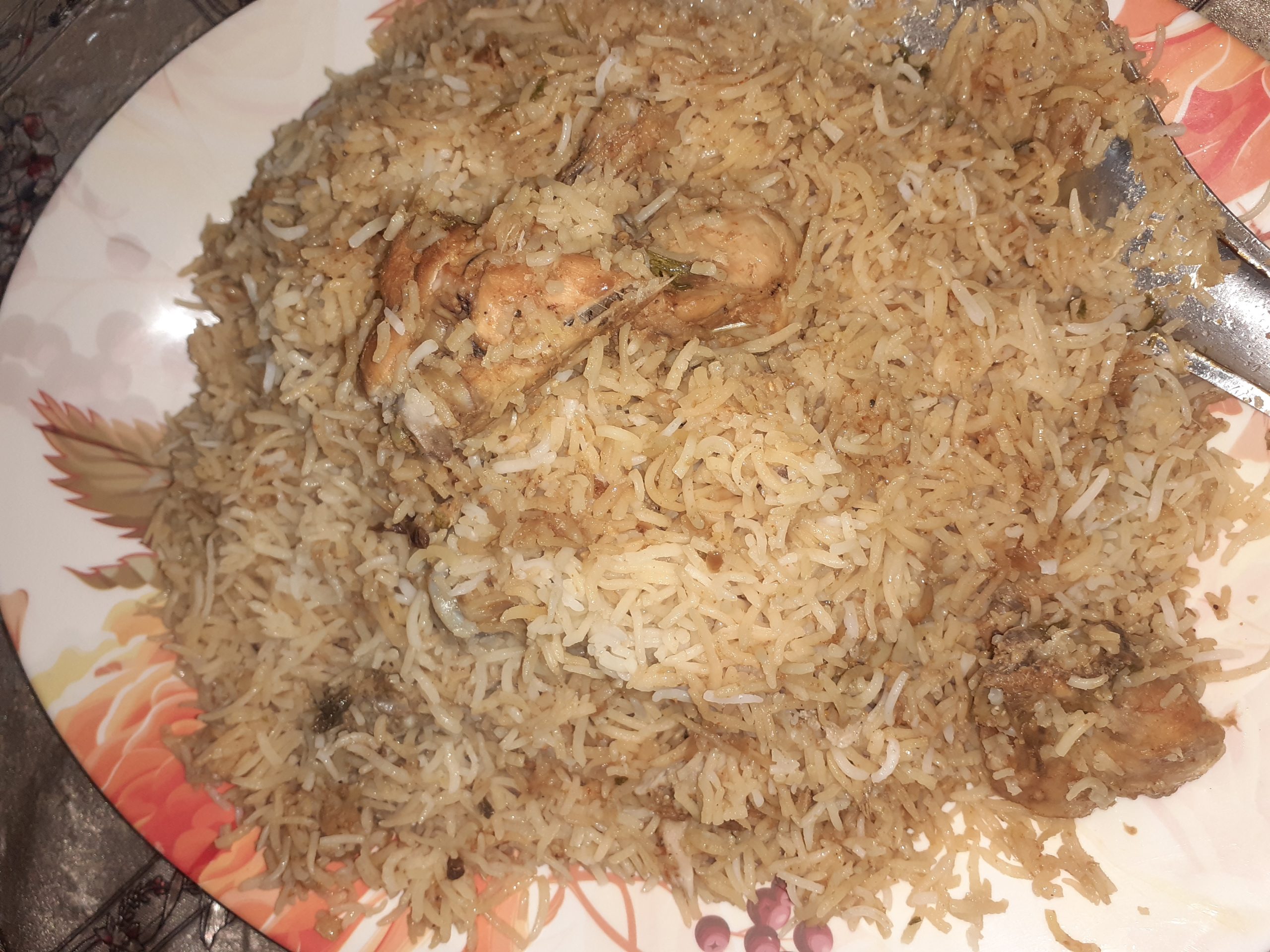 Eat biryani to feel the royal taste.
