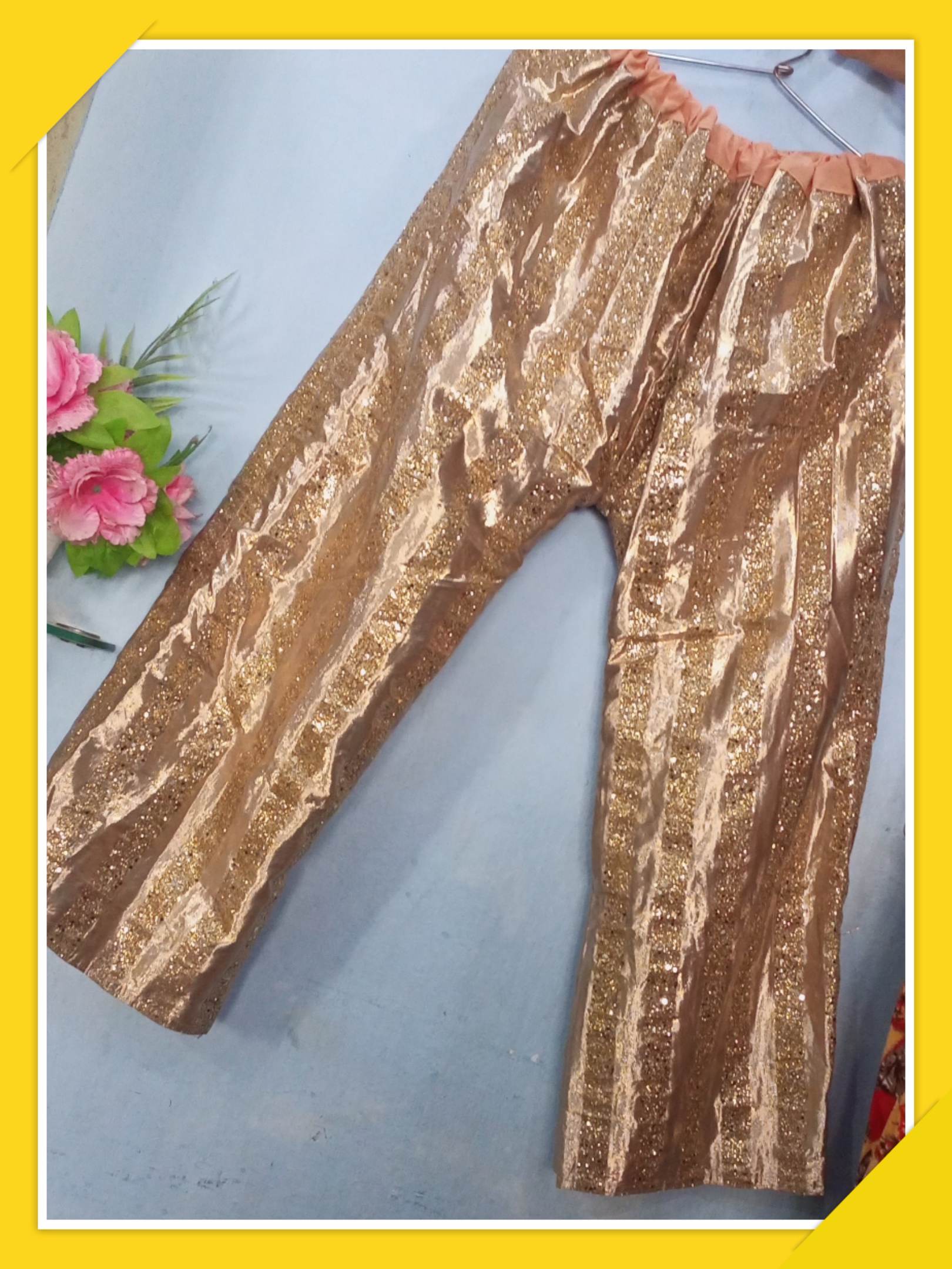 Beautiful handmadegolden plazo