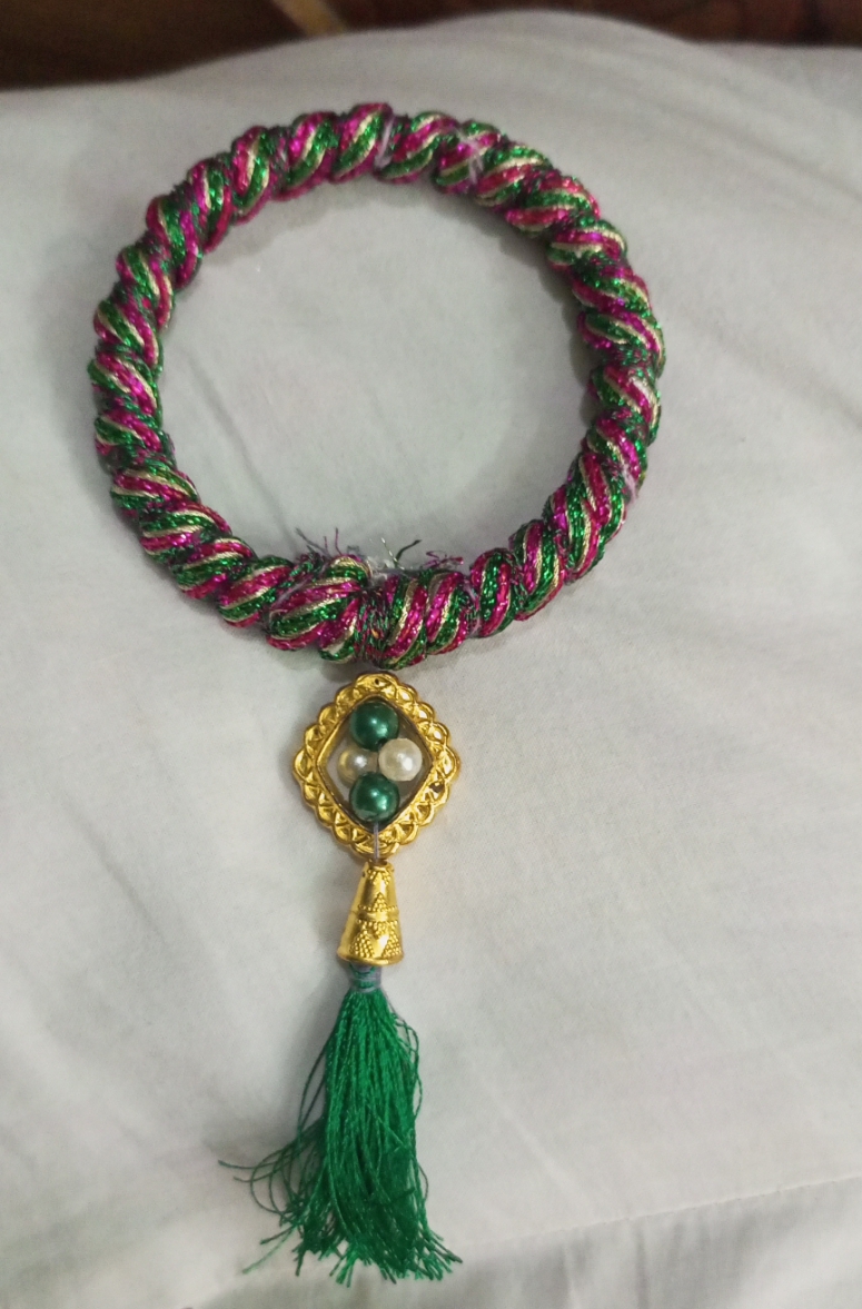 how to make lies thread bangles at home Handmade