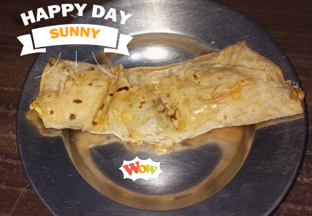 home made recipe egg shawarma