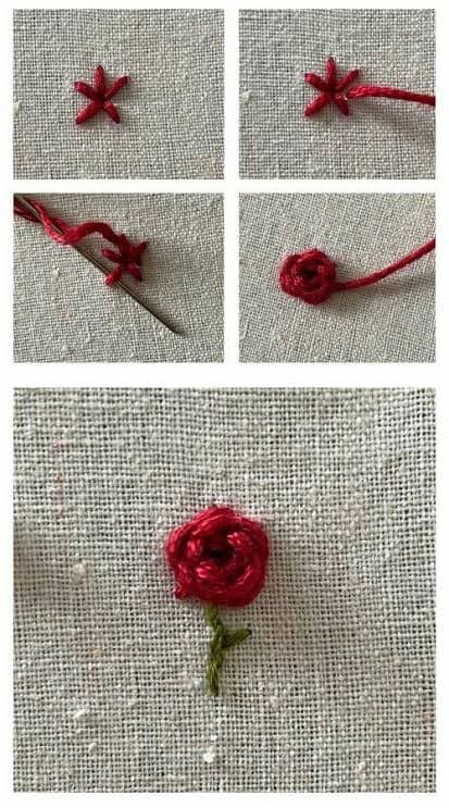 Hand embroidery for beginners.