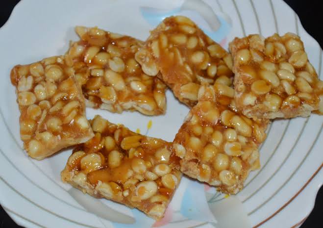 peanut chikki.