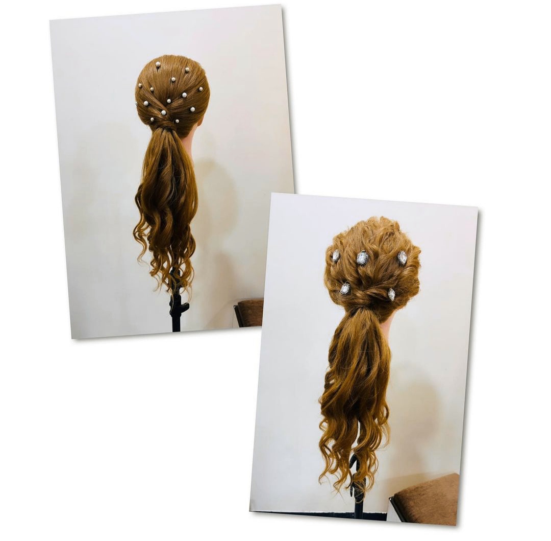 Hairstyles Done on  a Dummy!