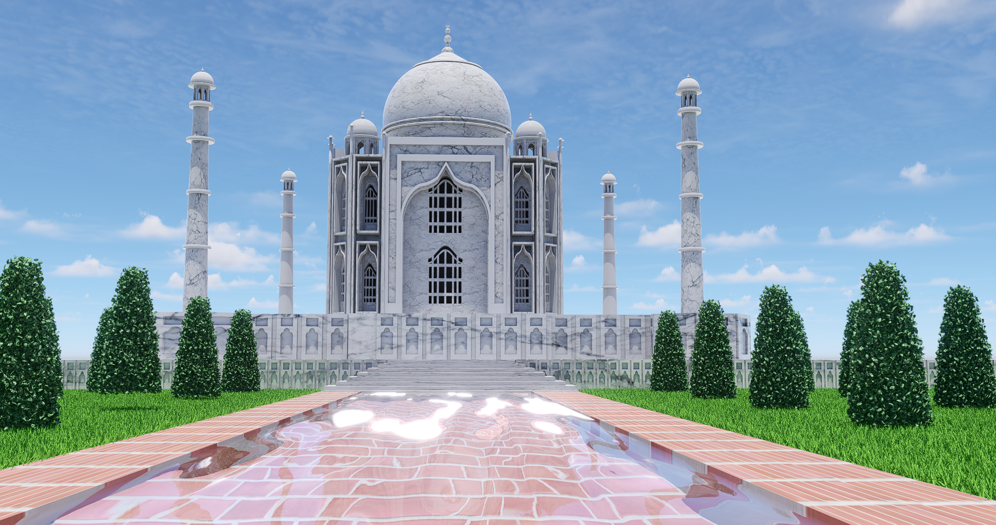 3D Taj Mahal