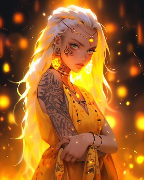 Yellow sunshine on a cloudy day.