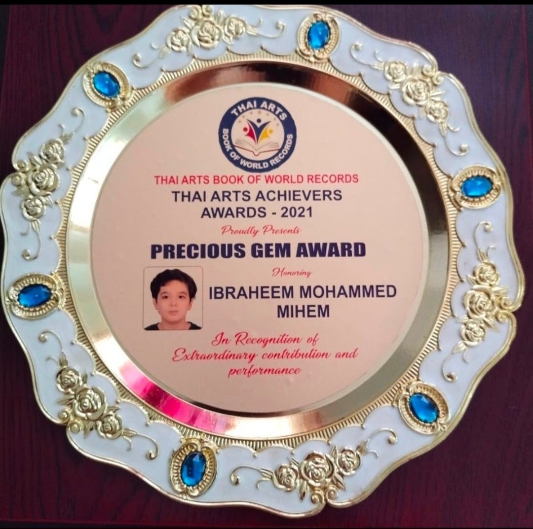 Precious Gem Award – Ibraheem Milhem