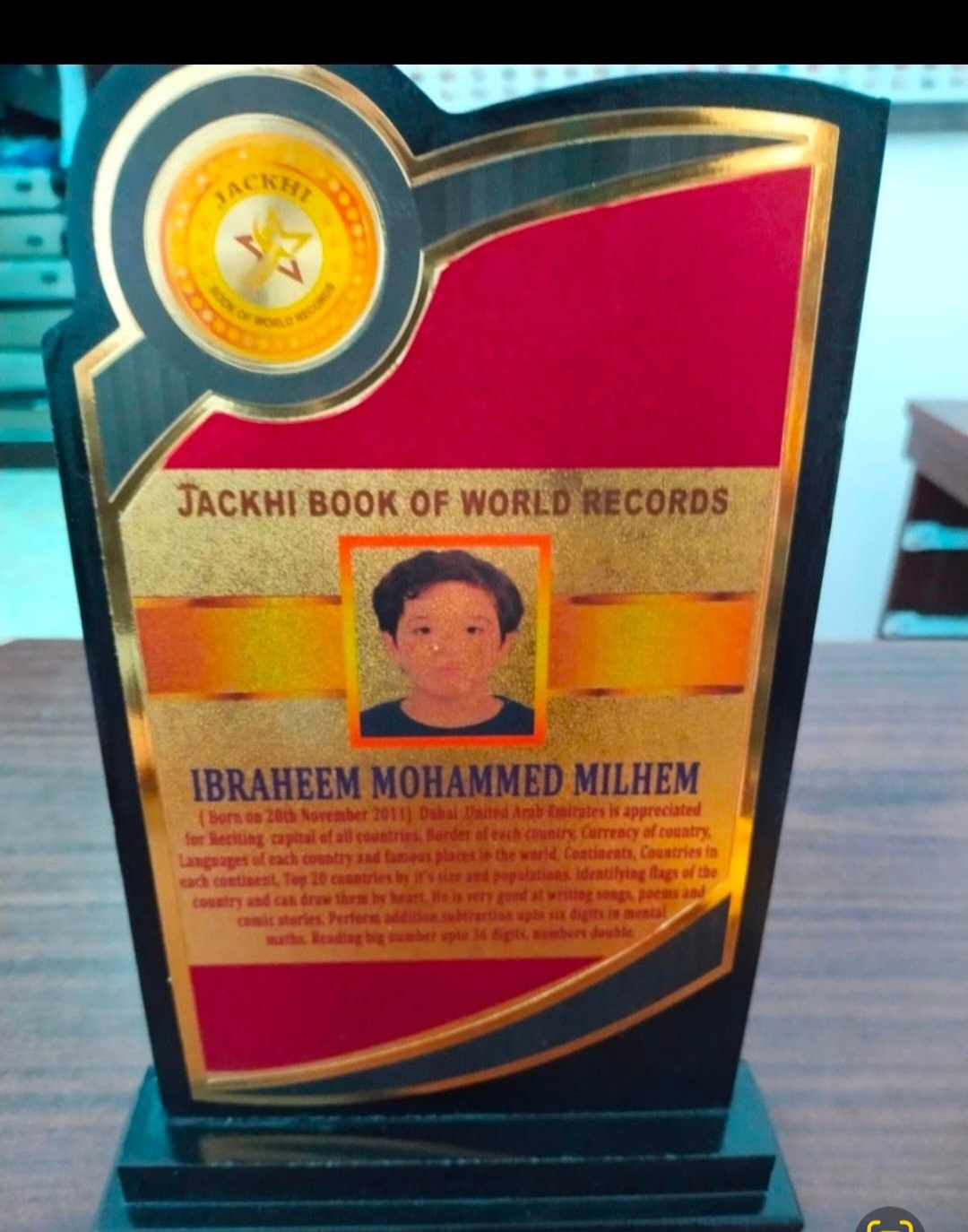 World Record Holder: Ibraheem Milhem