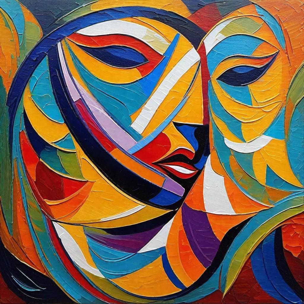 Masquerade painting