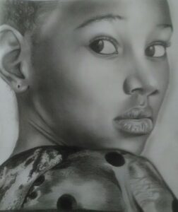 portrait au crayon format A4 by @joel_s_art