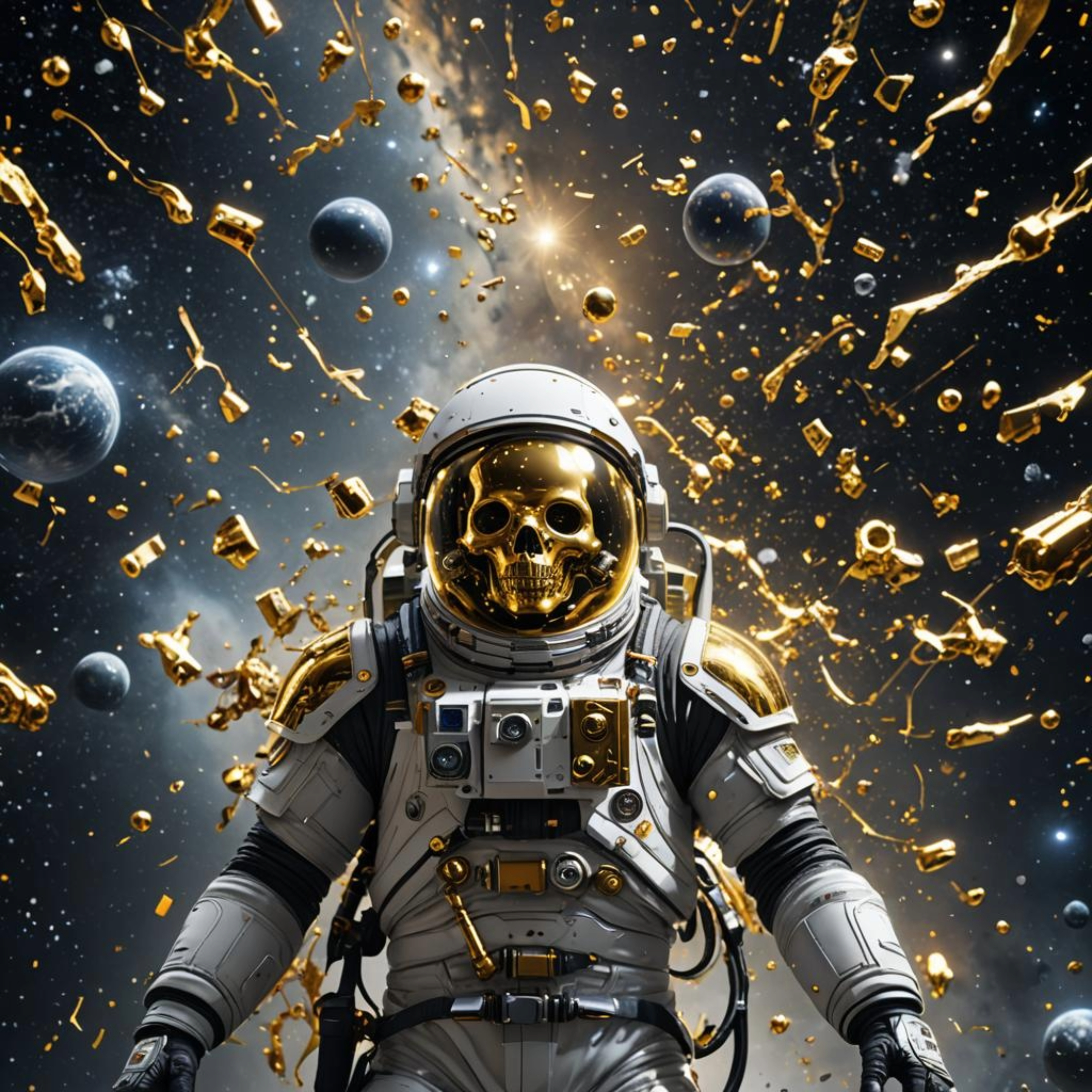 astronaut with a ludens death