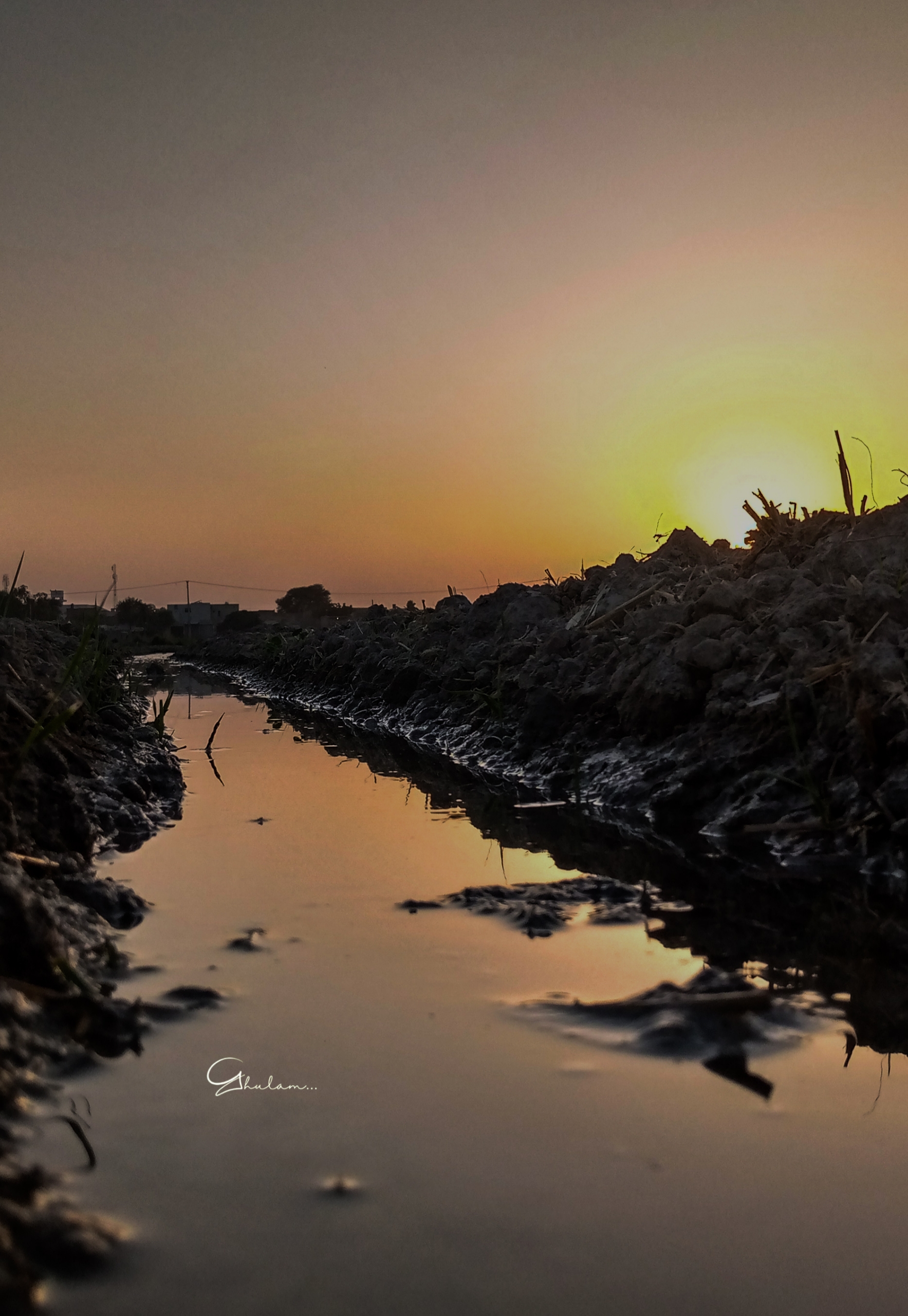 Water sunset