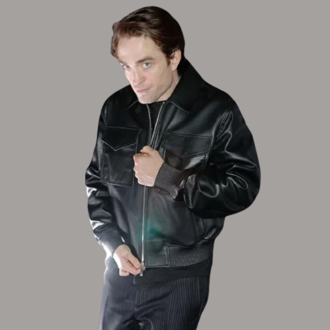 Men Leather Jacket Real Leather Jacket Biker Style Jacket Sheep Skin Jacket — image 2