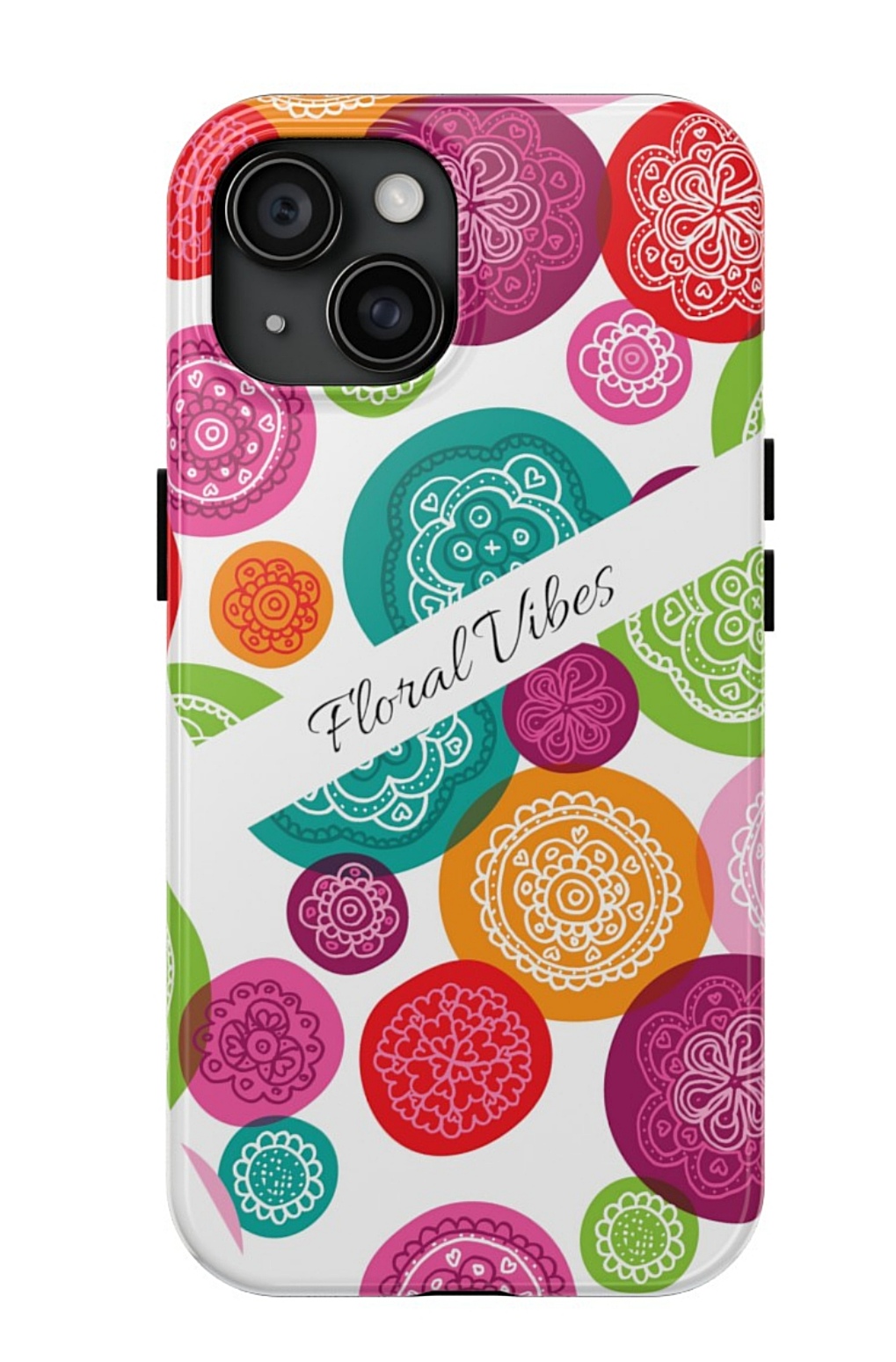 FLORAL PHONE COVER PRODUCT DESIGN BY ME!