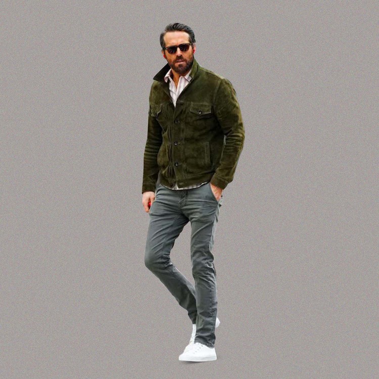 Handcrafted Green Suede Leather Jacket Premium Quality Men’s Outerwear for Classic Style and Comfort &amp; Elegance In Every Stitch — image 4