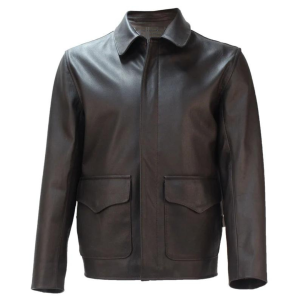 Mens Leather Jacket Handmade Real Leather Vintage Style Jacket For Men, Men’s Brown Real Leather Jacket