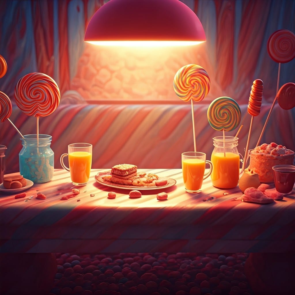 Let’s make today sweeter with candy and a cozy breakfast