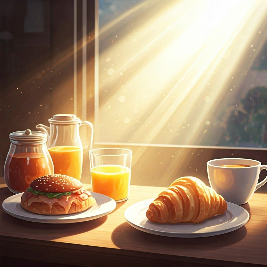 A sunny morning, a sweet breakfast—join me?