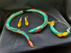 My jewellery works i did woth the help of resin and clay