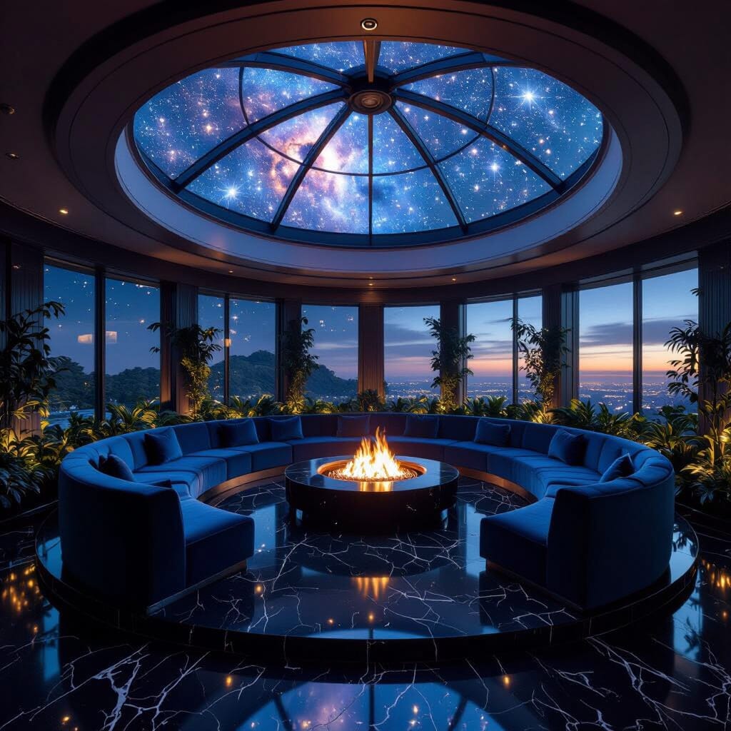 Stargazing or fire-gazing? Which hypnotizes you more?