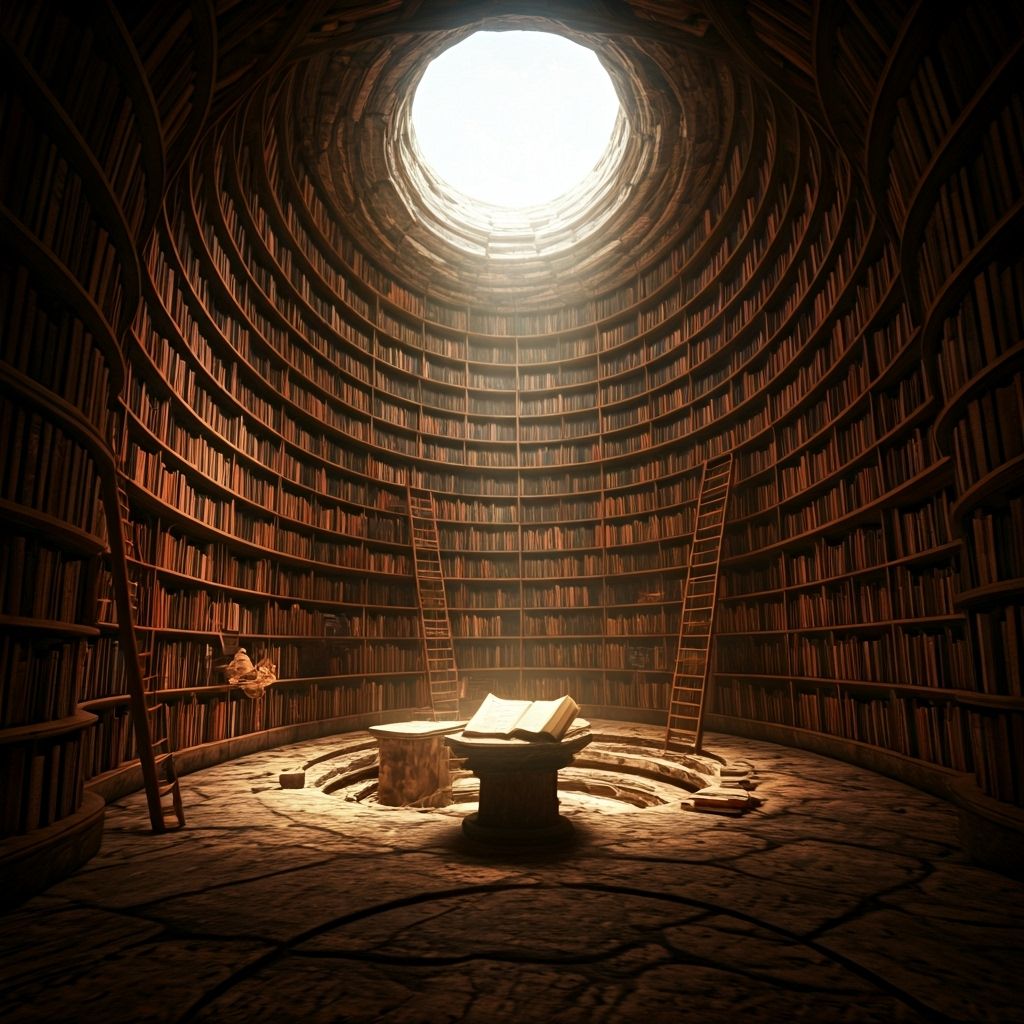 The sacred stillness of the Whispering Vault.