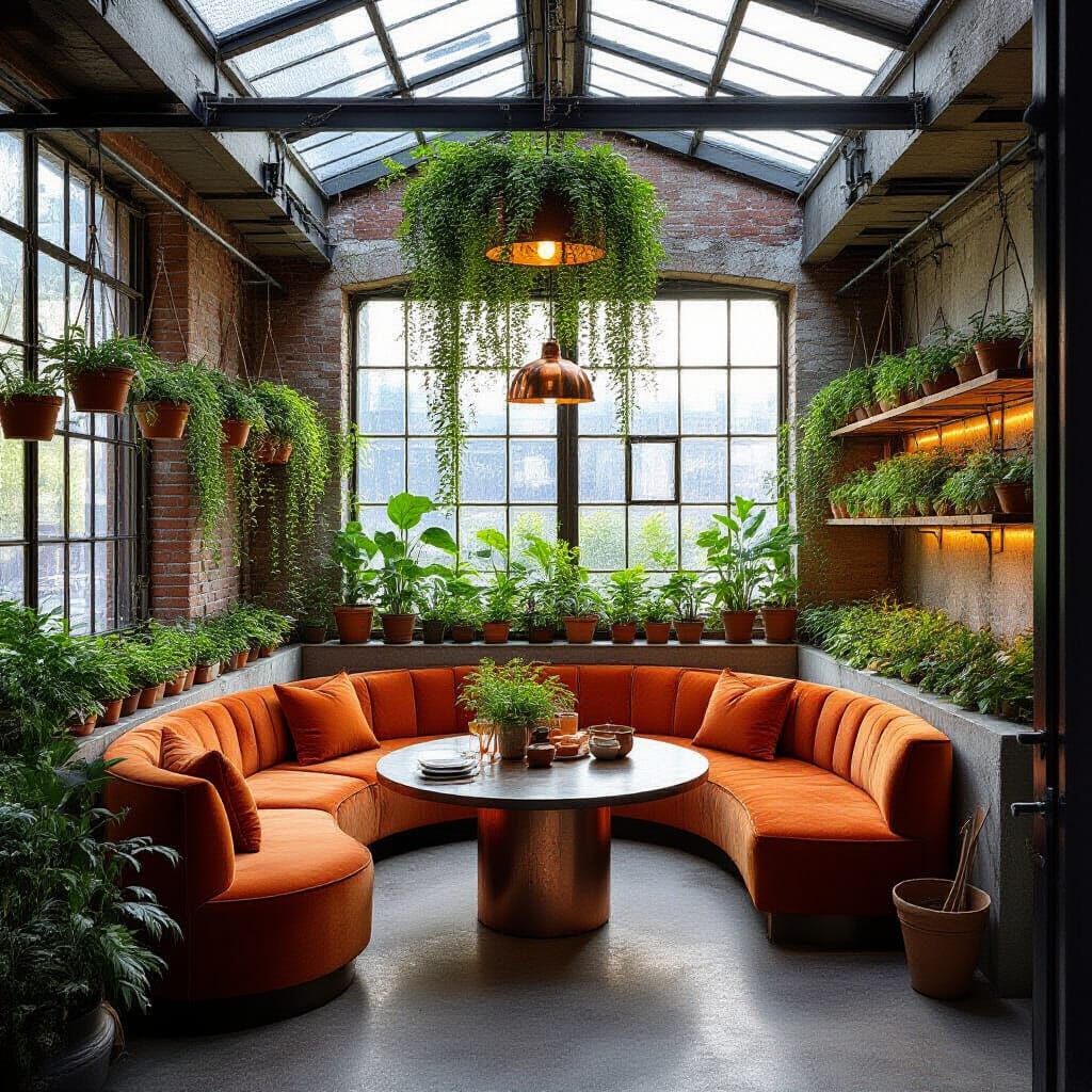 An industrial loft, re-wilded.