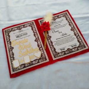 Handmade Nikahnama 💝