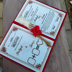 Handmade Nikahnama