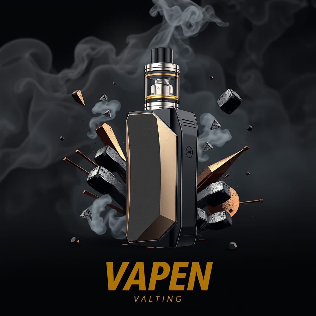 Cinematic Luxury Vape Concept — Designed by Me