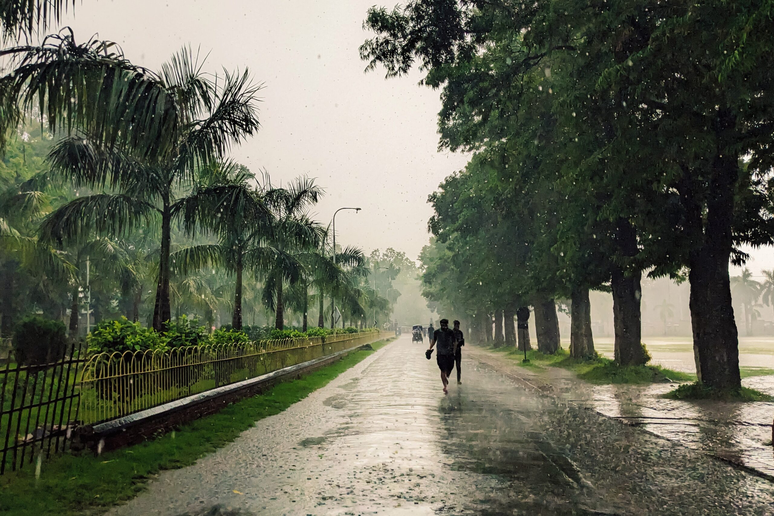 Run, rain, relief