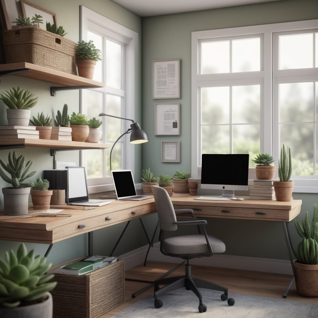 A quiet corner for real work and quiet moments.