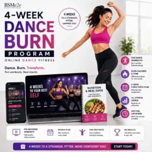4-Week Dance & Burn Program – Online Dance Fitness