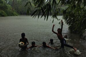 A rainy day and childhood nostalgia