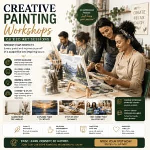 Creative Painting Workshops – Guided Art Sessions