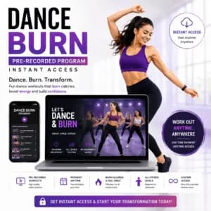 Dance & Burn Pre-Recorded Program – Instant Access