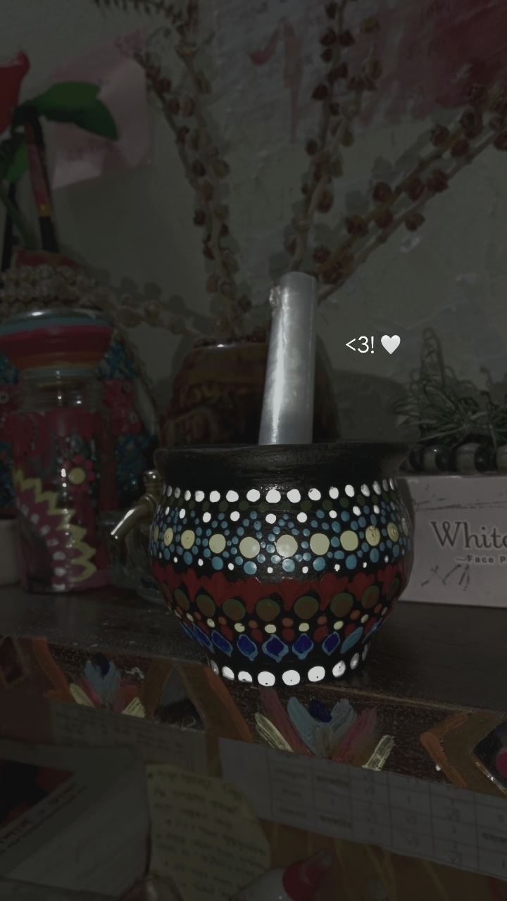 A tea cup art.