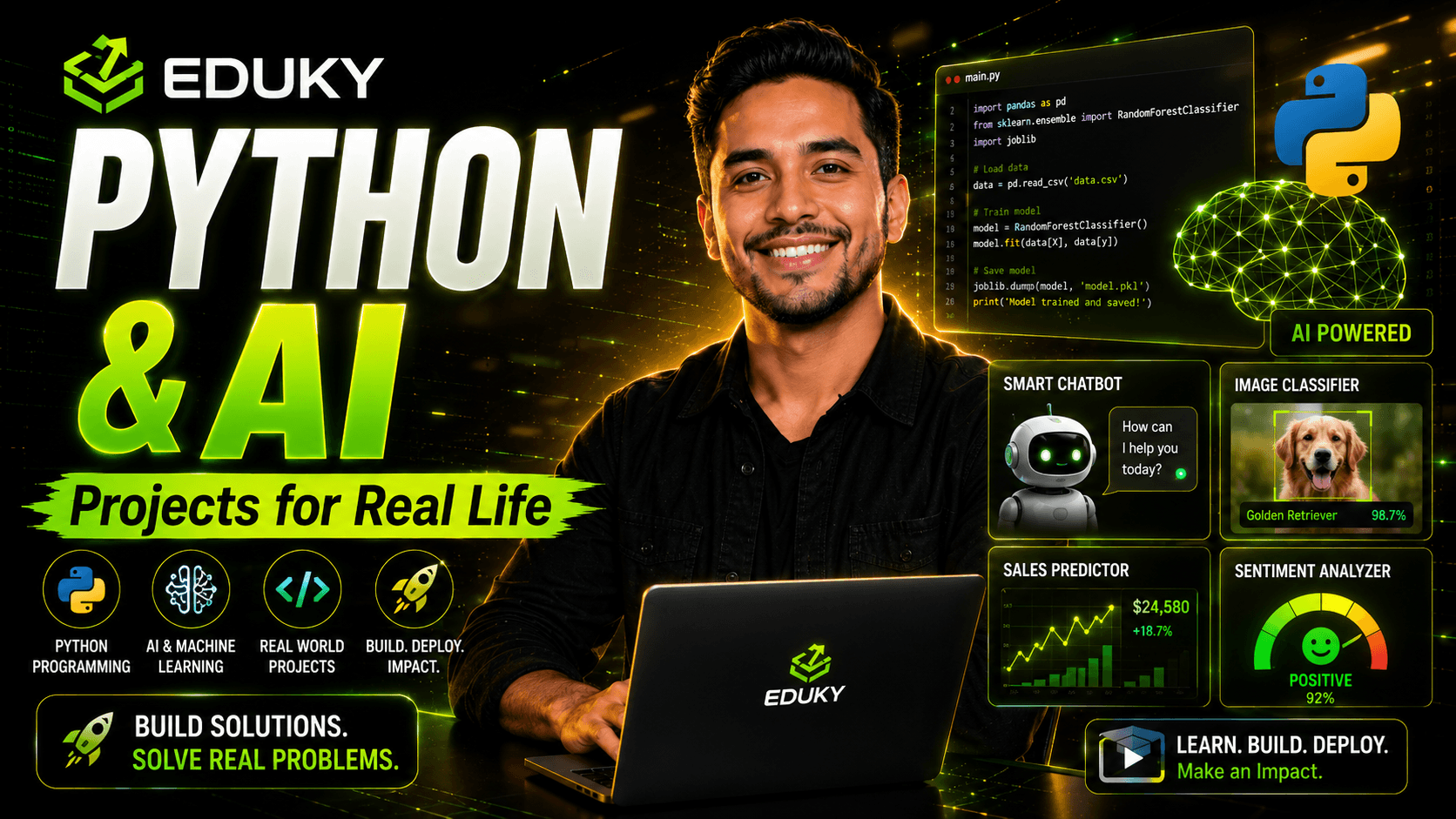Python &amp; AI Projects for Real Life