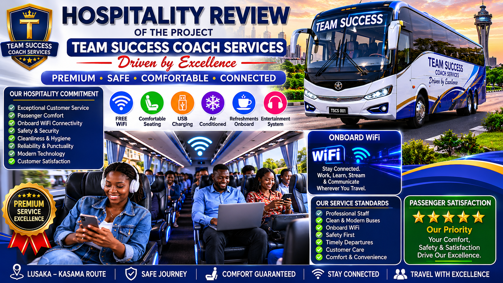 Team success coach services hospitality touch of the project
