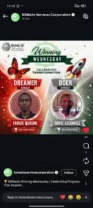 BSME2E Winning Wednesday Dreamer Winner (2026)