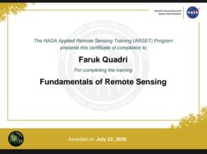 NASA Applied Remote Sensing Training (ARSET) Program