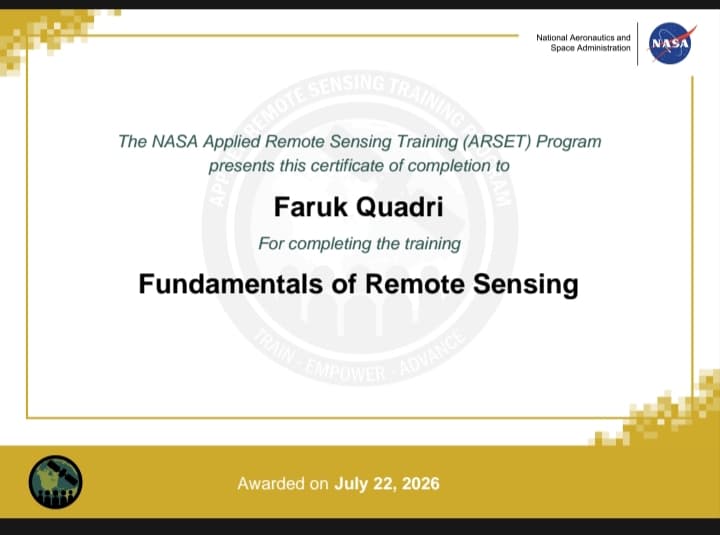 NASA Applied Remote Sensing Training (ARSET) Program