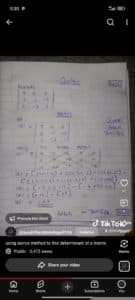 Finding Determinants Using Sarrus’ Method