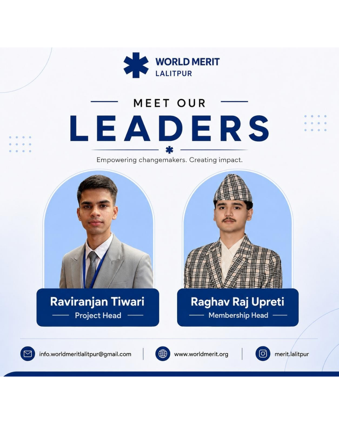 Raviranjan Tiwari | Project Head | World Merit Lalitpur
