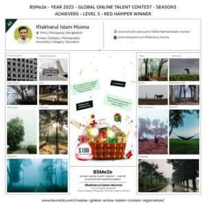 Top 5 – Level 3 – Red Hamper Winner – Iftakharul Islam Munna