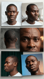 AI prompted Mood board for a short clip