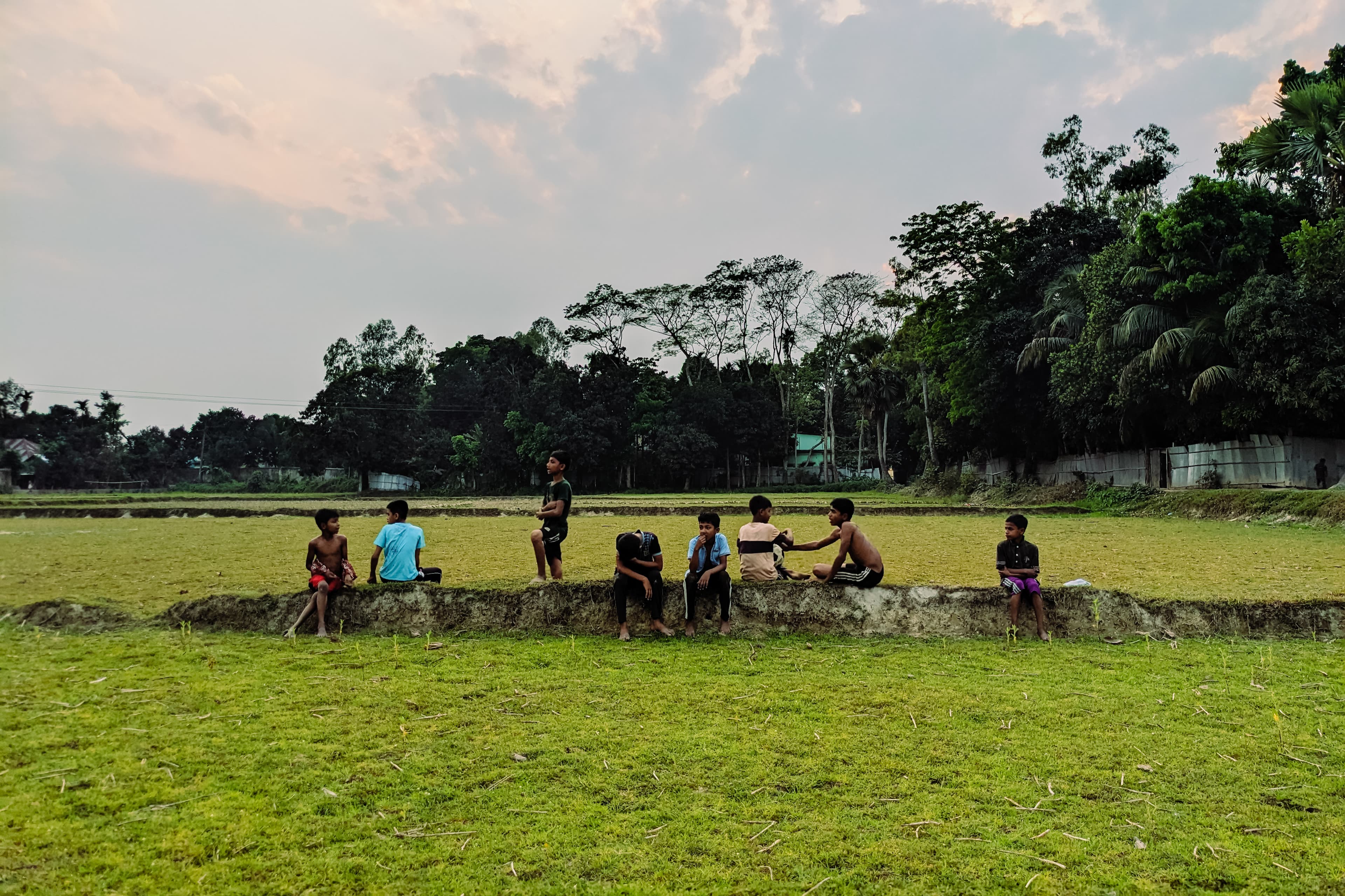 Childhood of village kids