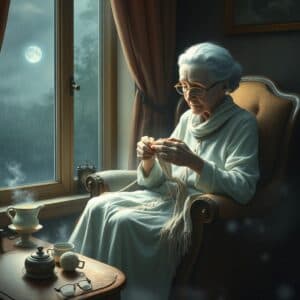Threads Beneath the Rainlit Moon
