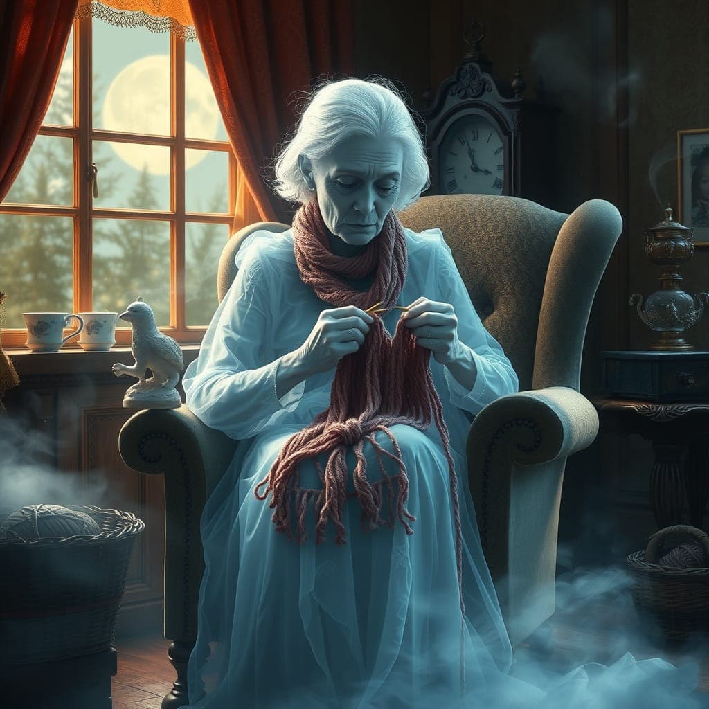Where the Moonlight Learns to Knit