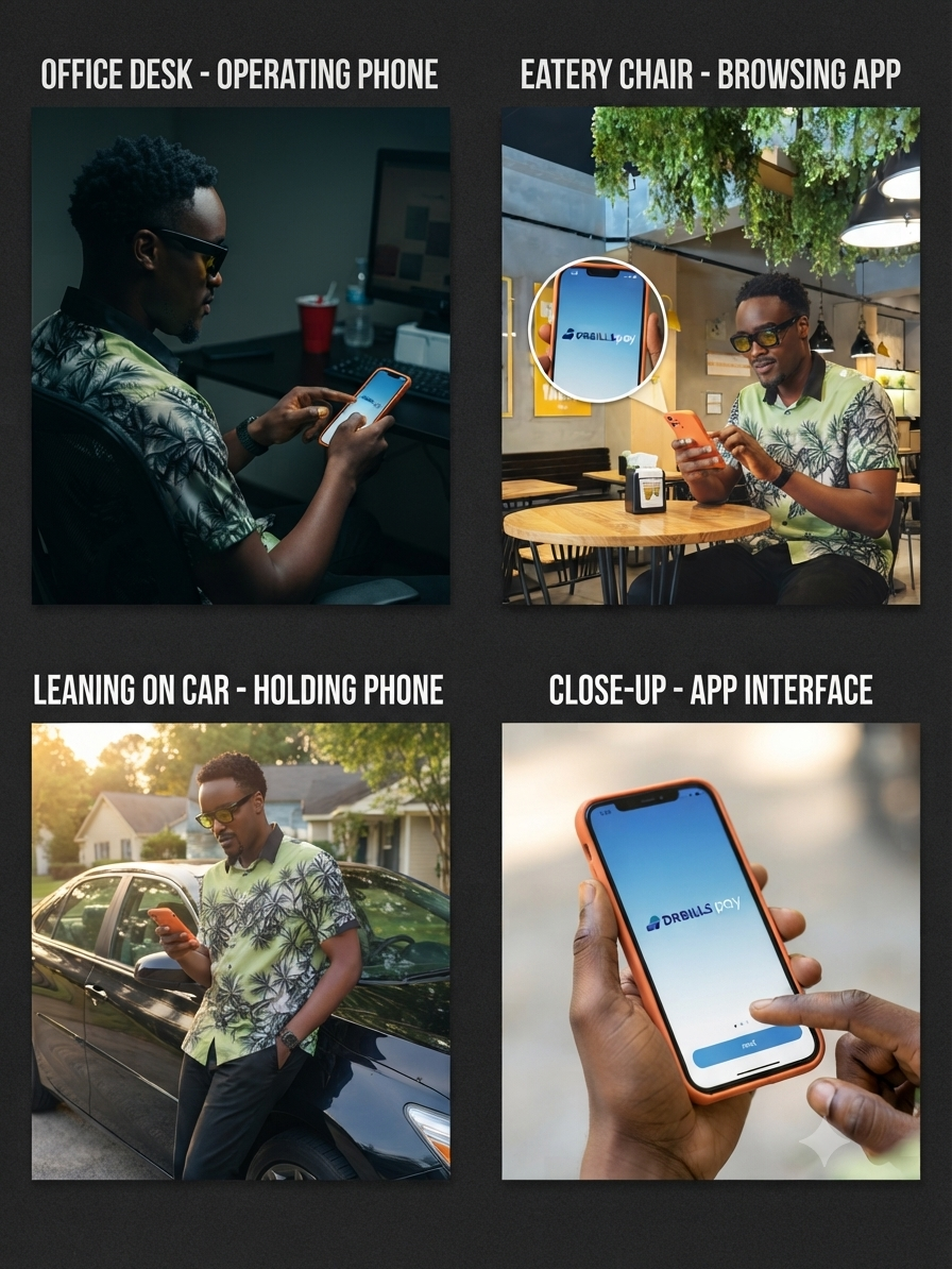 Mood Board For A Global Payment App Commercial