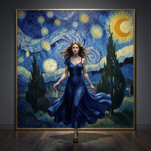 The Night She Became the Painting