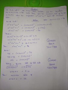 Independent Algebraic Problem Solving